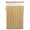 Home Basics Rectangular Bamboo Hamper, Natural BH45096 - alternate 1
